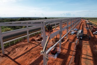 Ferrovia Estadual MT chega ao pico de contratações Quase 5 mil trabalhadores em atividade