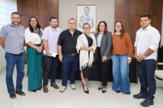 Flávia Moretti recebe Marfrig e frisa importância das grandes empresas para desenvolvimento de Várzea Grande