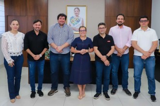 Representantes da Lenovo visitam prefeitura de Várzea Grande e apresentam projeto ‘Cidade Inteligente’
