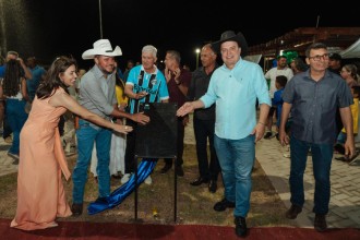Deputado Max Russi inaugura Praça João Rossi em Jauru com recursos de emendas parlamentares