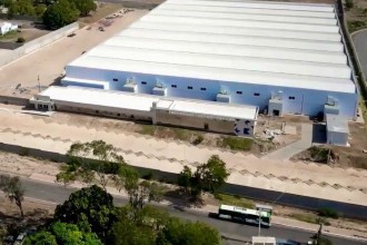 Construção do novo Centro Logístico de Abastecimento e Distribuição de medicamentos chega a 92% de conclusão