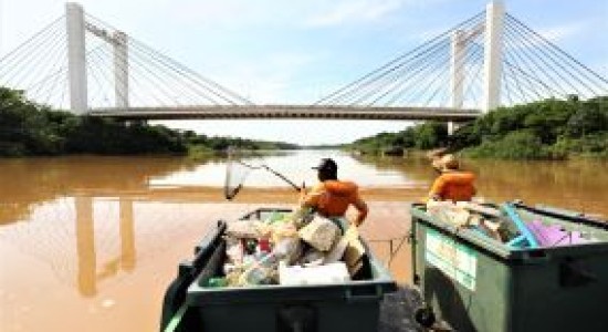 Balsa Ecológica e avanços no tratamento de esgoto ajudam na preservação dos rios Cuiabá e Coxipó