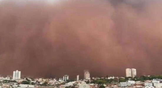 Tempestade de areia pode acontecer mais vezes