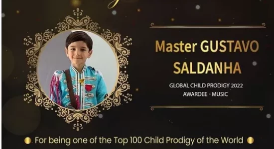 O paulista Gustavo Saldanha Aos 8 anos brasileiro com alto QI fica entre as 100 crianças-prodígio do mundo