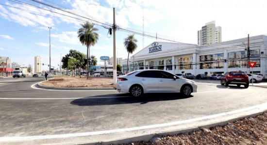 Secretaria de Obras conclui retorno da Av. Historiador Rubens de Mendonça e tráfego é liberado