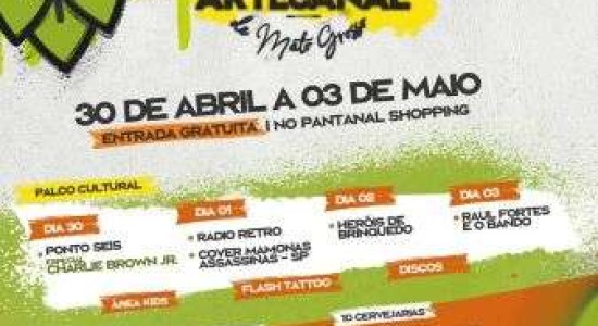 Festival de Cerveja Artesanal terá arte urbana e cover dos Mamonas Assassinas