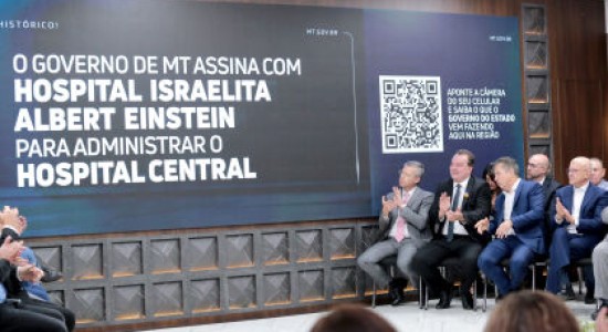 ALMT acompanha assinatura de contrato do governo do estado com o Albert Einstein para gestão do Hospital Central
