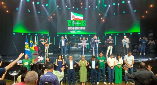 Várzea Grande encerra dia de aniversário com grande culto na IBN Cristo Rei