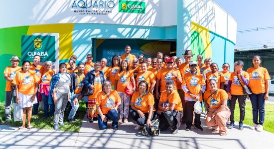 Unidade de Saúde da Família leva idosos do Distrito da Guia ao Aquário Municipal