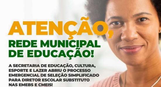 Prefeitura abre Processo de Seleção para diretores substitutos de Várzea Grande