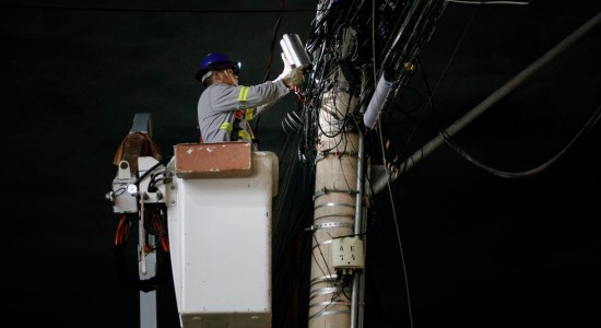 Limpurb faz manutenção de 400 pontos de iluminação em 48h de operação