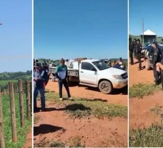 Grupo de 400 pessoas tenta invadir fazenda em MT proprietários reagem e os criminosos vão embora