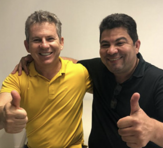 governador Mauro Mendes e senador Cidinho