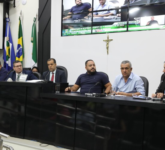 Secretaria de Saúde de Cuiabá apresenta relatório do primeiro quadrimestre de 2024 em audiência pública na Câmara de Vereadores