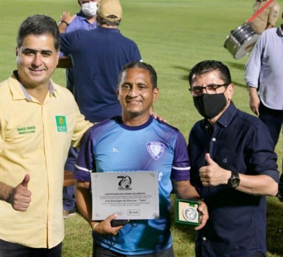 PREFEITO DE CUIABÁ Emanuel aponta como justa homenagem a personalidades no NOVO ESTADIO Dutrinha: “Ajudaram a construir a história do templo do futebol cuiabano”