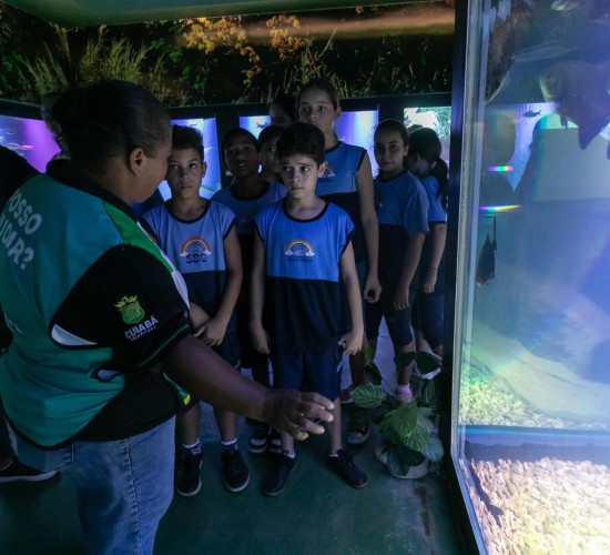 Aquário Municipal recebe mais de 650 estudantes em março