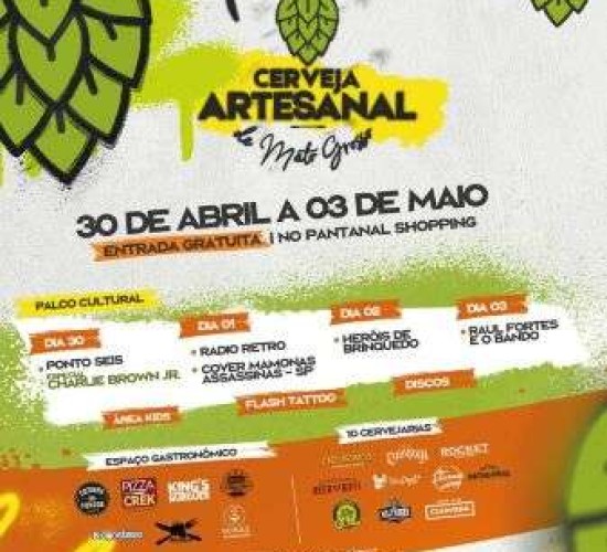 Festival de Cerveja Artesanal terá arte urbana e cover dos Mamonas Assassinas