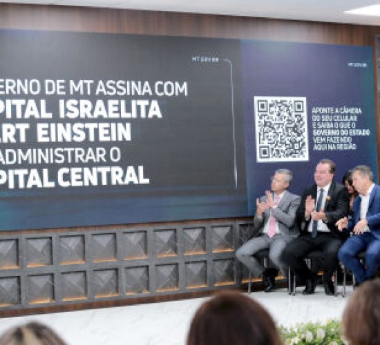 ALMT acompanha assinatura de contrato do governo do estado com o Albert Einstein para gestão do Hospital Central