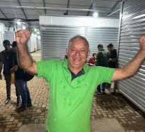 Misael Galvão é reeleito com 70% dos votos para o 11º mandato no Shopping Popular de Cuiabá