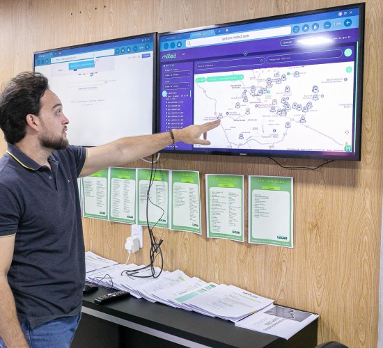 Central de Monitoramento garante agilidade na fiscalização da coleta de lixo