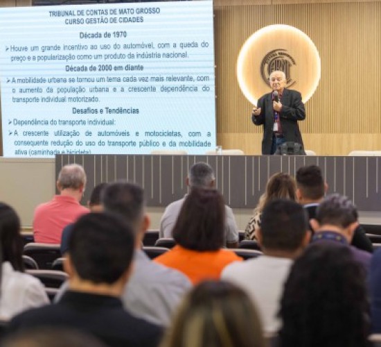MBA do TCE-MT discute mobilidade urbana e aponta caminhos para cidades mais sustentáveis