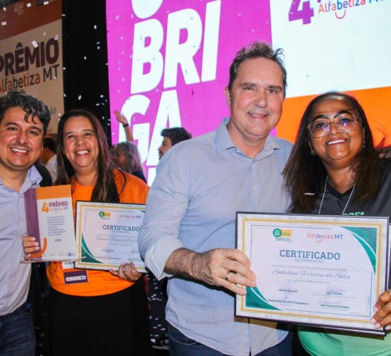 Alfabetiza MT premia 12 escolas de Várzea Grande em evento inédito no Fiotão