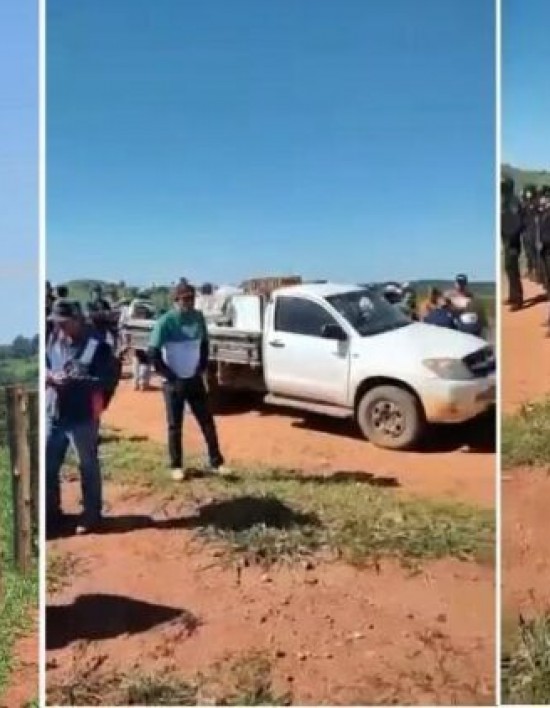 Grupo de 400 pessoas tenta invadir fazenda em MT proprietários reagem e os criminosos vão embora