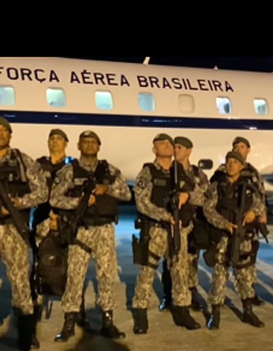 Segurança MT Força Nacional chega a Natal para auxiliar na segurança pública