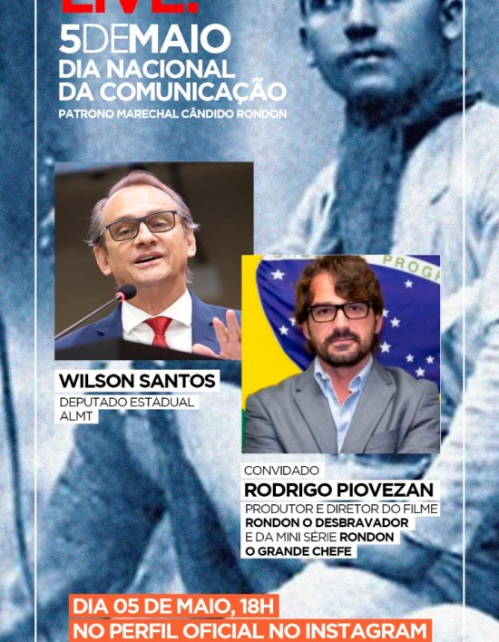 CDEPUTADO WILSON SANTOS E CINEASTA RODRIGO PIOVEZAN CINAMA BRASILEIRO FILME RONDON
