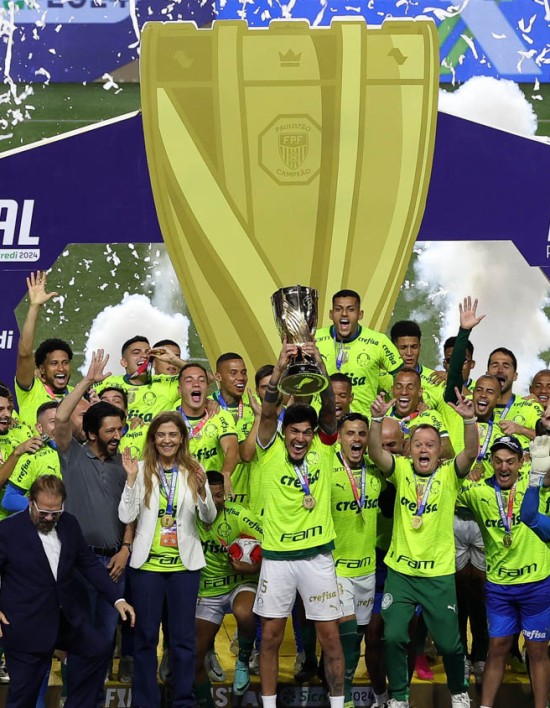 Palmeiras vence o Santos e conquista o 26º título estadual