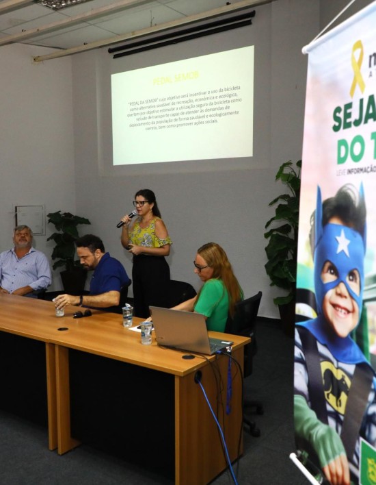 Semob lança campanha nas escolas de Cuiabá para conscientizar alunos sobre segurança no trânsito
