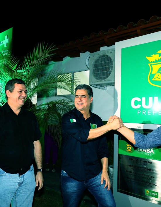 Prefeito de Cuiabá entrega UBS do CPA IV completamente reformada e moradores comemoram