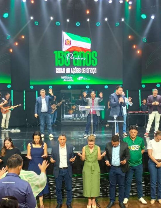 Várzea Grande encerra dia de aniversário com grande culto na IBN Cristo Rei