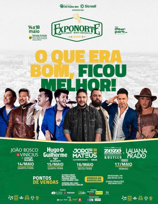 ExpoNorte em Sinop celebra uma edição histórica, consolidando-se como a maior feira do agronegócio de Mato Grosso