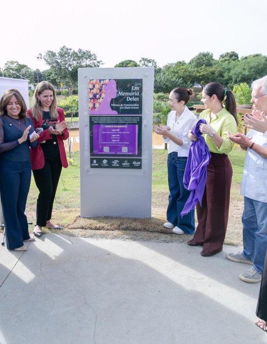 Memorial e 65 ipês-roxos homenageiam vítimas de feminicídio em Cuiabá