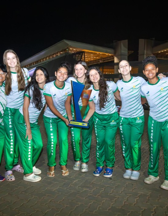 Equipe de vôlei de Cuiabá vence etapa estadual dos jogos escolares
