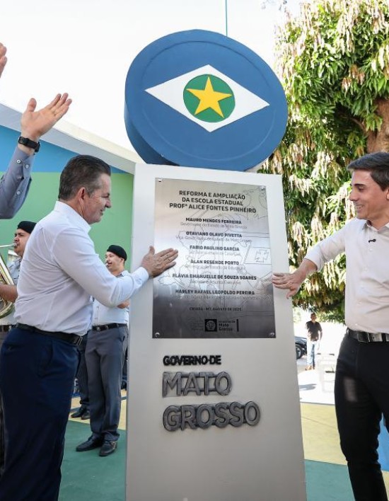 Governo de MT entrega reforma geral e ampliação da Escola Estadual Alice Fontes em Cuiabá