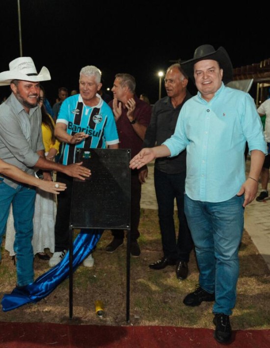 Deputado Max Russi inaugura Praça João Rossi em Jauru com recursos de emendas parlamentares