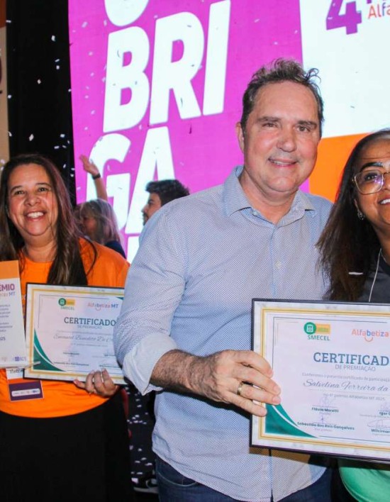 Alfabetiza MT premia 12 escolas de Várzea Grande em evento inédito no Fiotão