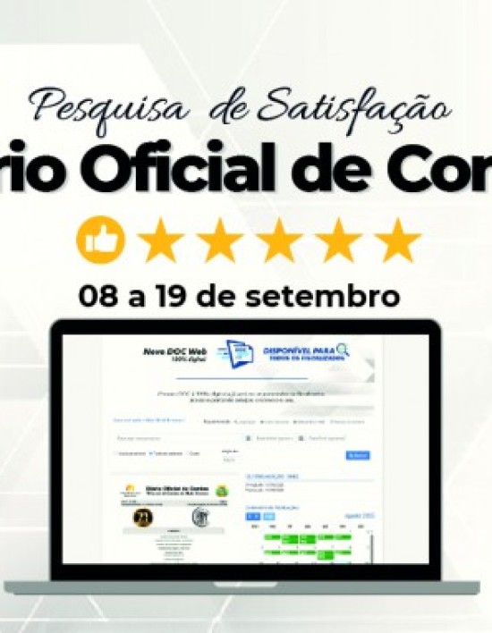 TCE-MT realiza Pesquisa de Satisfação do Diário Oficial de Contas