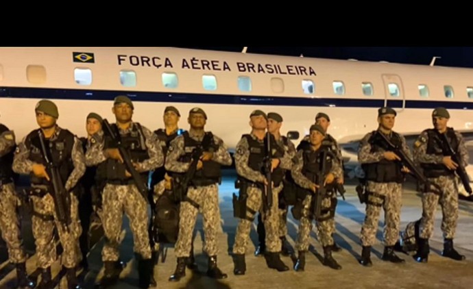 Segurança MT Força Nacional chega a Natal para auxiliar na segurança pública