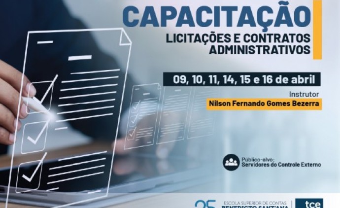 TCE-MT realiza capacitação sobre Licitações e Contratos Administrativos