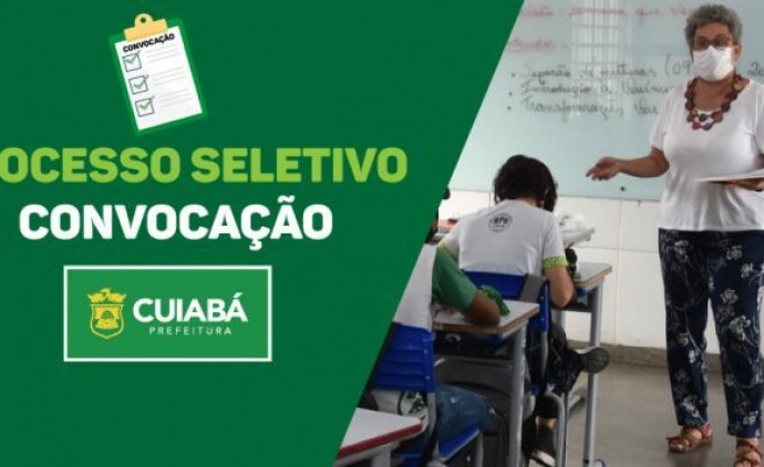 Prefeitura de Cuiabá convoca candidatos aprovados nos cargos de Professor e TDI