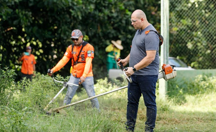 Mutirão de limpeza retira 1.200 toneladas de lixo durante aniversário de Cuiabá