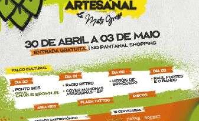 Festival de Cerveja Artesanal terá arte urbana e cover dos Mamonas Assassinas