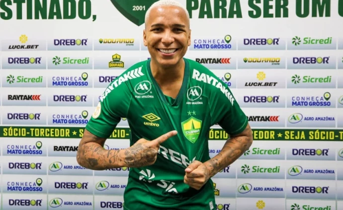 Ex-Palmeiras, Deyverson é anunciado como reforço do Cuiabá da Série A