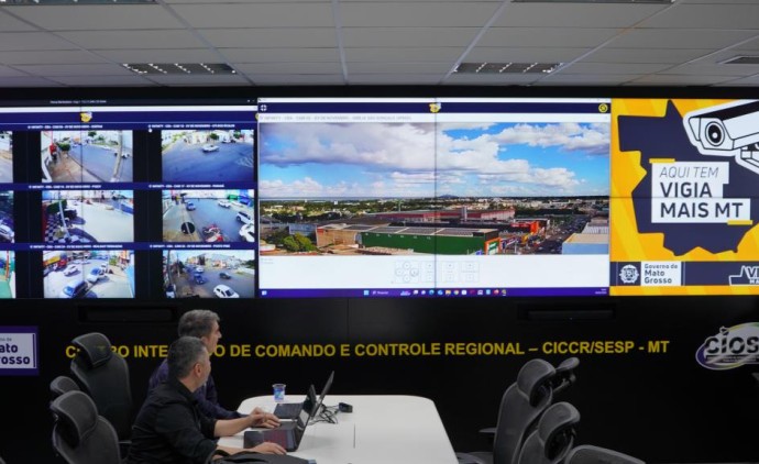 Sesp e associação de comerciantes firmam parceria para instalar 53 câmeras na avenida XV de Novembro em Cuiabá