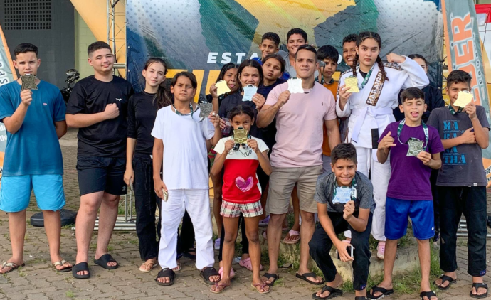 Atletas da Rede Cidadã conquistam medalhas na 2ª Etapa do Campeonato de Jiu-Jitsu Esportivo
