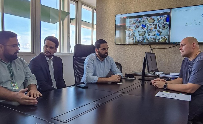 Comitiva da Câmara de Comércio Califórnia-Brasil visita Prefeitura de Cuiabá