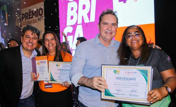 Alfabetiza MT premia 12 escolas de Várzea Grande em evento inédito no Fiotão